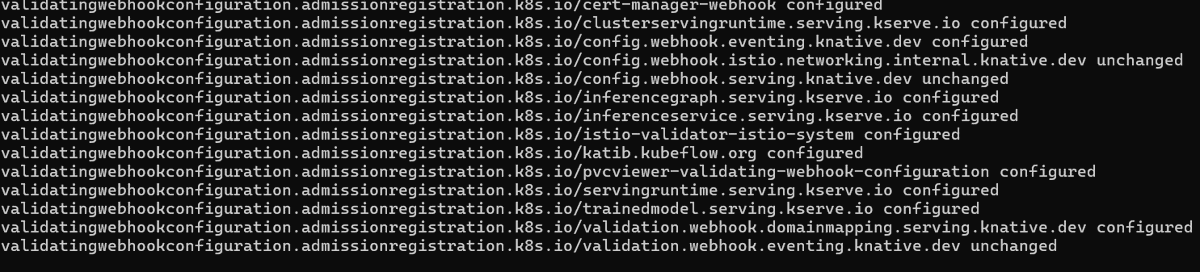 It took 3 consecutive days to debug all the pods just to run kubeflow on aks server. Idk why Istio in AKS is so weird.
Ingress webhooks :) 🔫