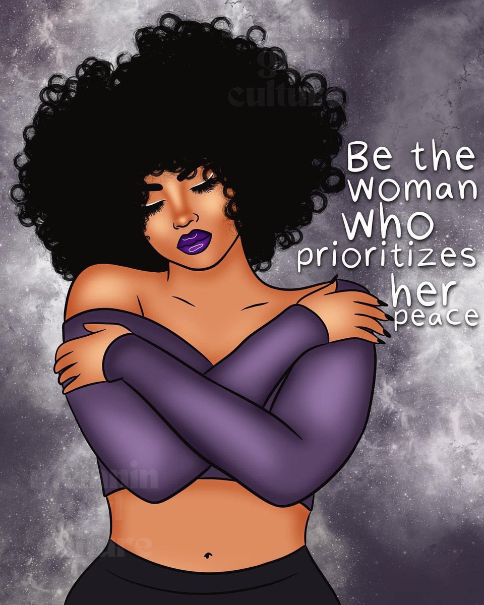 AuthorJoeNBrown's tweet image. Be the woman who prioritizes her peace. ☮️💟🛐⚛️🕎✝️♌️♋️☦️☮️ #PeaceVibes ✌🏽 #PeaceForAll 🕊️  💜#PurpleReflections 💟 #PurpleReign ☂️ ☔️