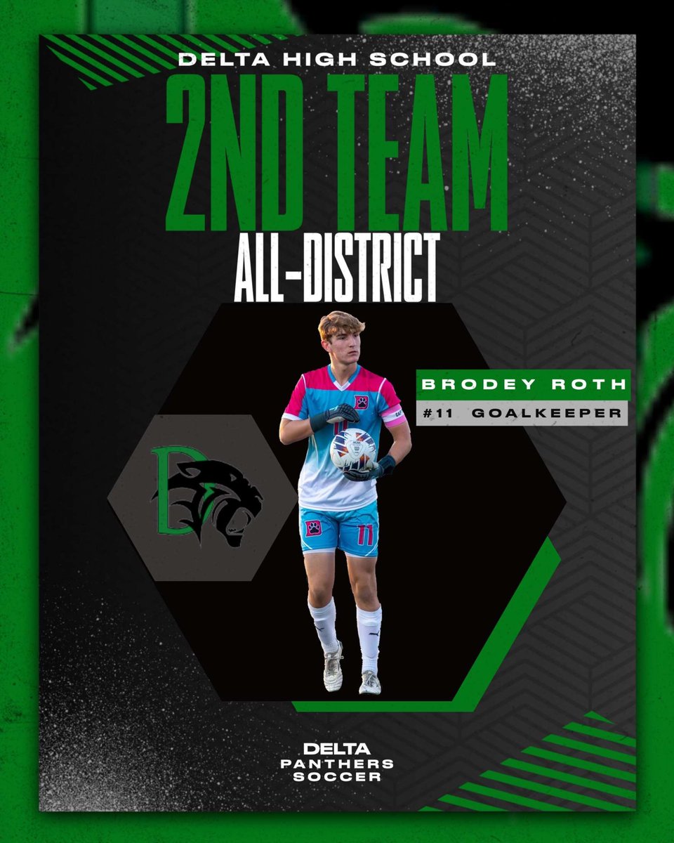 DeltaBoys's tweet image. Congrats to these 4 guys for earning district honors this year!   Well deserved award for these young men for all their hard work this season. ⚽️💯💚🖤🤍