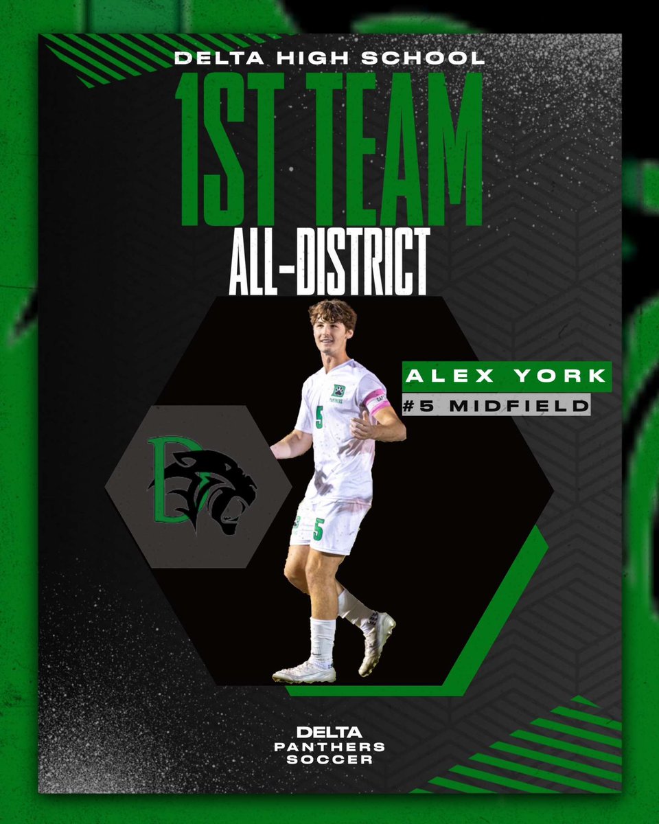 DeltaBoys's tweet image. Congrats to these 4 guys for earning district honors this year!   Well deserved award for these young men for all their hard work this season. ⚽️💯💚🖤🤍