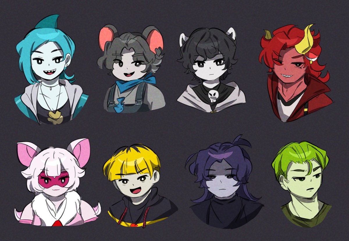 Smiling critters &amp; Nightmare critters (Human version)