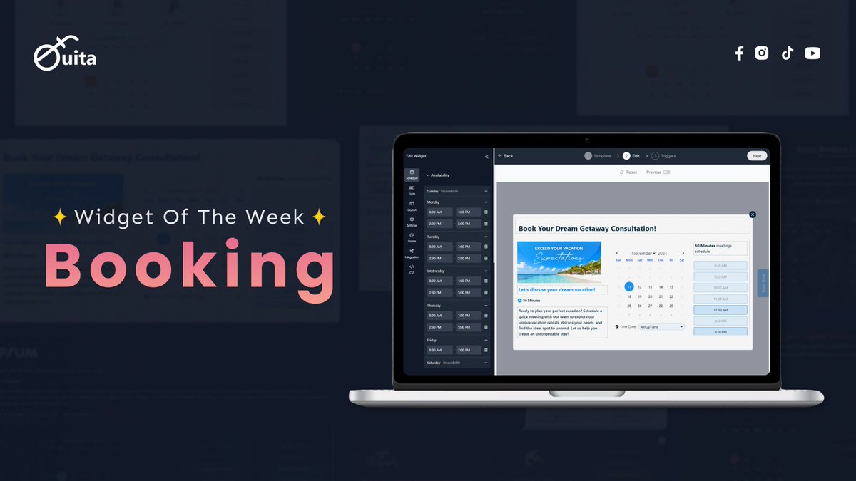FouitaHq's tweet photo. Embed the Appointment widget into your website in a few clicks!
Customize the look &amp; feel!
Get started from a template => https://t.co/yJopurAiK6 https://t.co/diJPavBrmB