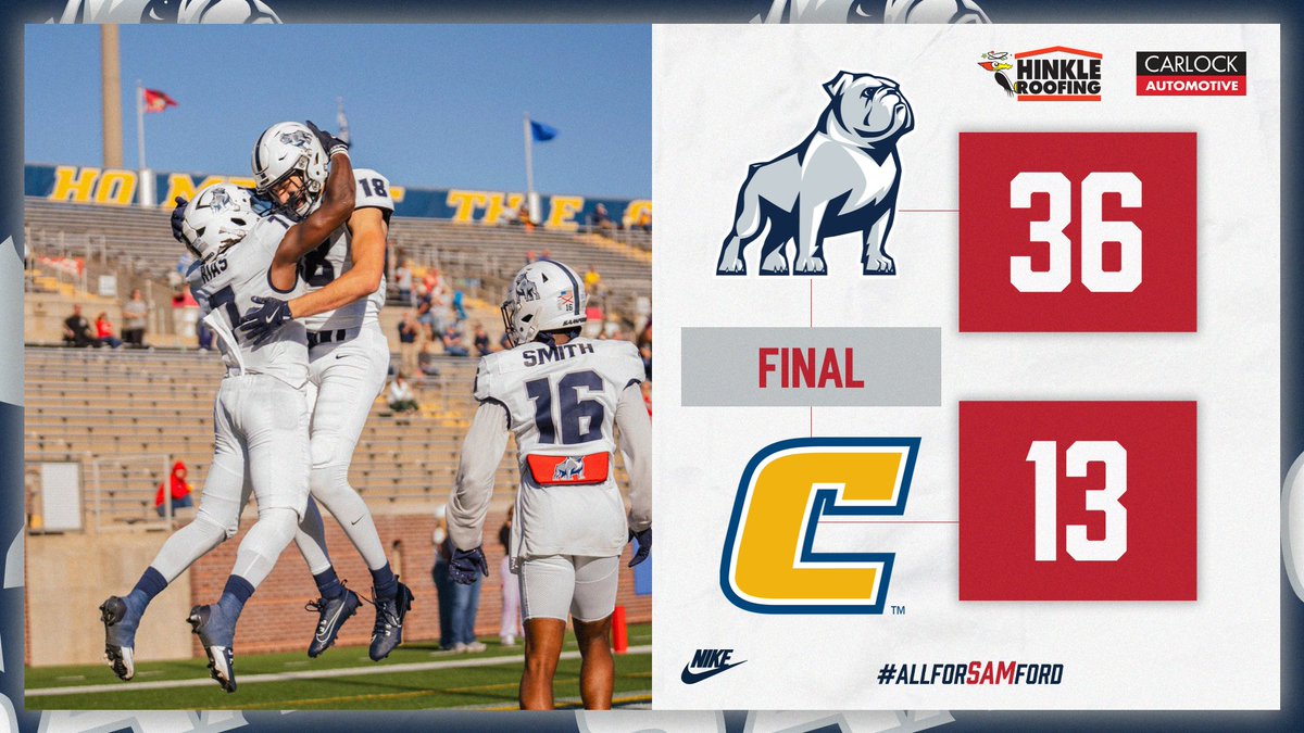 Samford Football (@samfordfootball) on Twitter photo Road Game Dub 🏆
#HatchAttack | #AllForSAMford Road Game Dub 🏆
#HatchAttack | #AllForSAMford