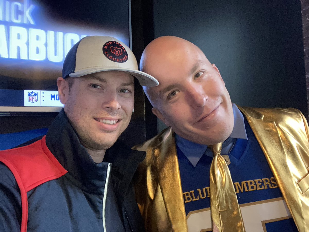 <a href="/chayglass/">Cameron HayGlass</a> with my guy at CFL fans fight cancer!