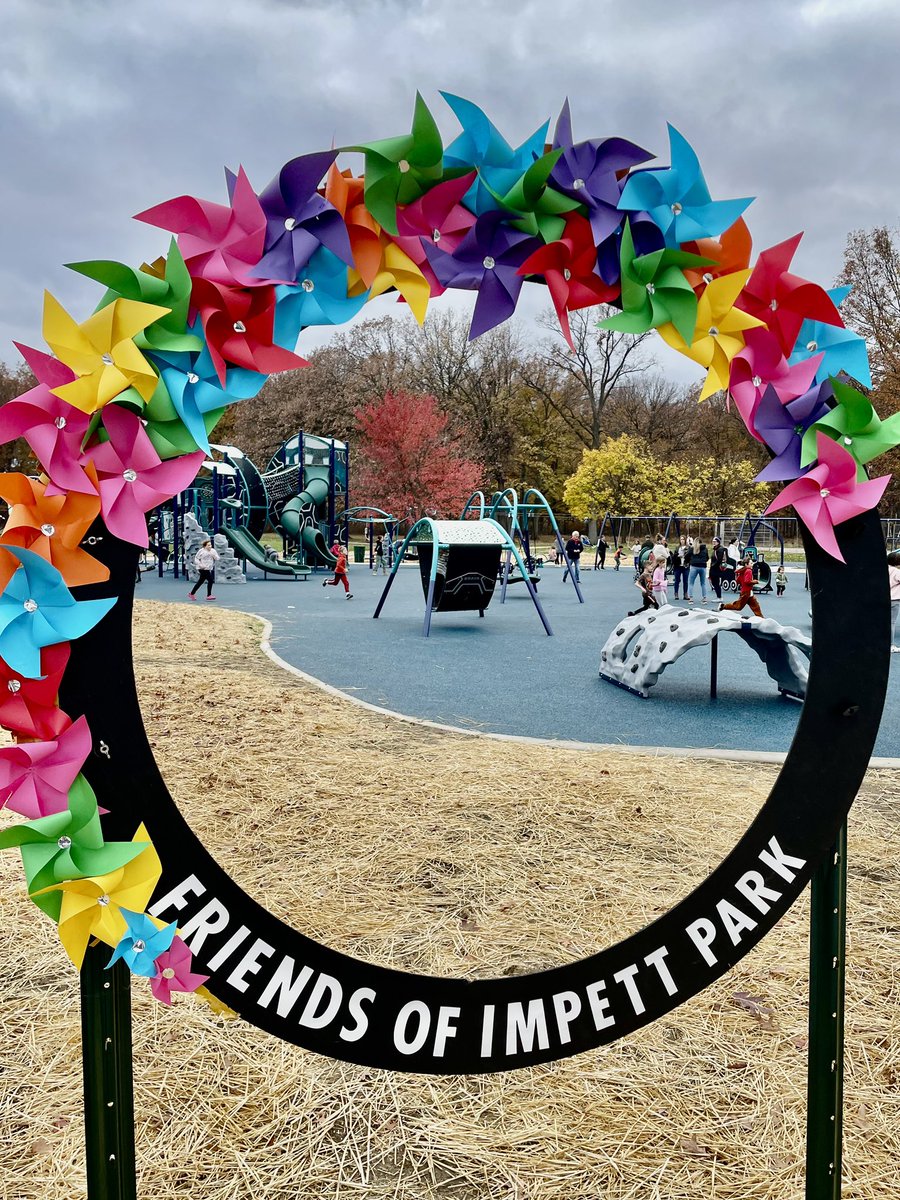 Ribbon cuttings are much more fun when it’s dozens of kids doing the cutting! 

Big congrats to Friends of Impett Park for their leadership. Proud to have Cleveland’s most accessible new playground in the heart of West Park. 

<a href="/WestParkKamms/">West Park Kamm’s Neighborhood Development</a> <a href="/CLEMayorsOffice/">Mayor Justin M. Bibb</a> <a href="/ADayInTheSlife/">Charles Slife</a>