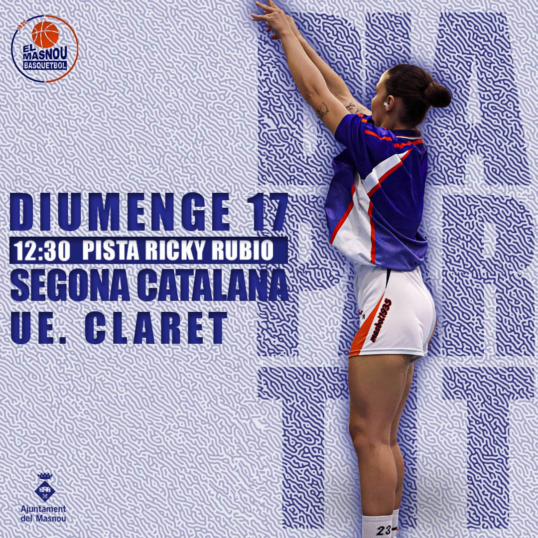 J8| El sènior femení us espera demà al matí a la #pistarickyrubio

🏀SEGONA CATALANA vs @ueclaret
📆Diumenge 17| 🕕12:30h
📍 Pavelló municipal del Masnou

#SomMasbol #SegonaCatalanaBQ