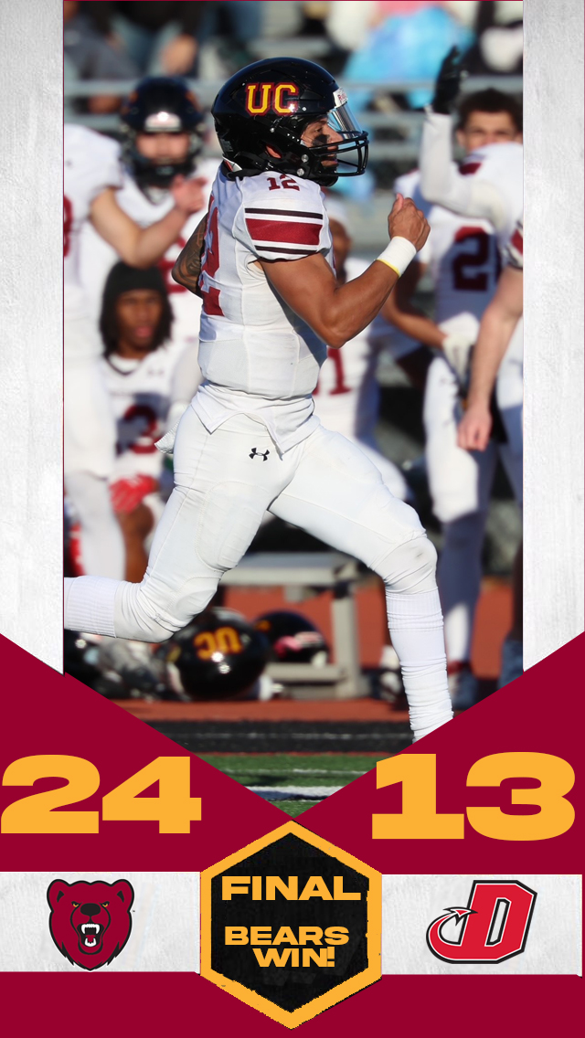 .<a href="/UrsinusFootball/">Ursinus Football</a> did its part! And now we wait.... #UpTheBears #d3fb