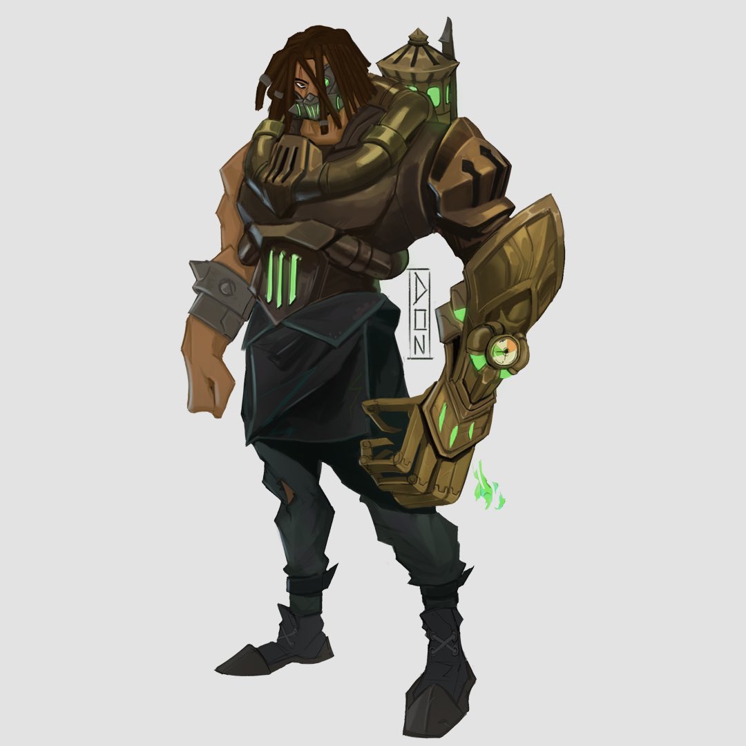 Doncept1's tweet photo. #Arcane Inspired Character Design hope you enjoy!

#ArcaneSeason2 #Zaun https://t.co/RWYBfYvzbD
