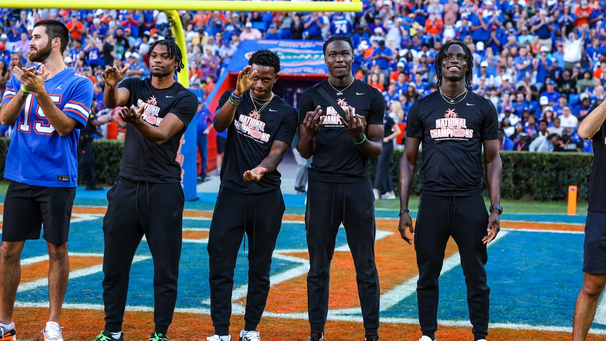 National Champs in The Swamp 🟠🔵

#GoGators