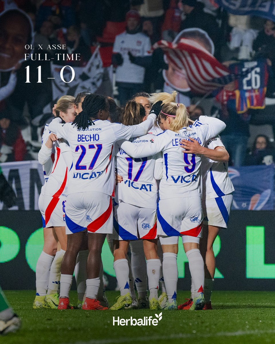 ol__lyonnes's tweet photo. Onze. Zéro. 😘

Rendez-vous mercredi prochain au Groupama Stadium en Champions League contre l'AS Roma 🎟️➡️ https://t.co/nCeSStYqJx https://t.co/mNq1R8EnYe