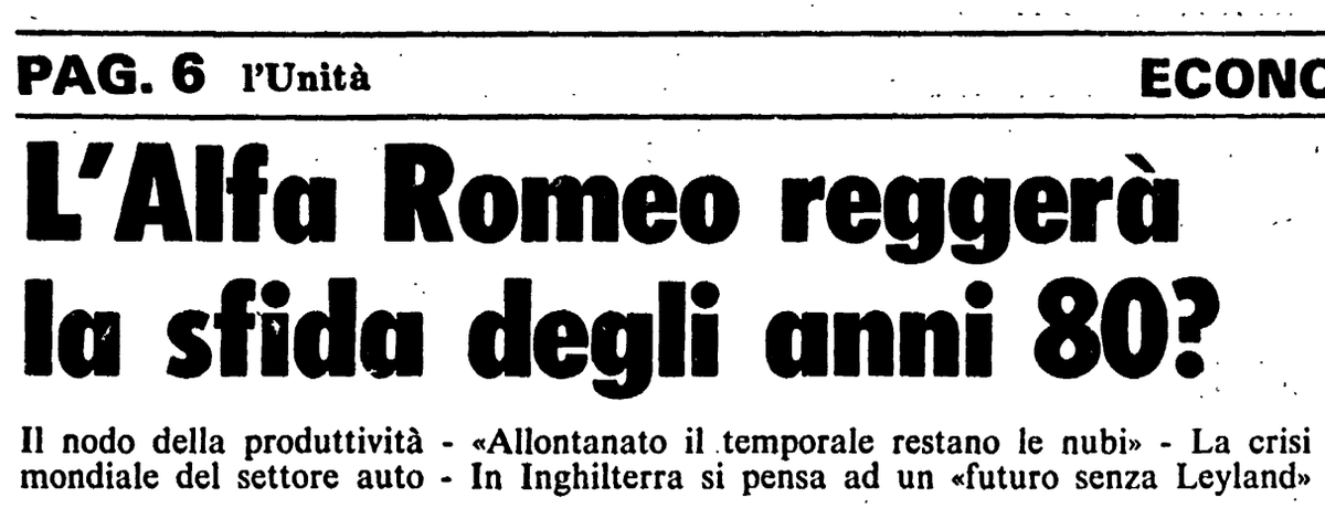 muenzenberg's tweet photo. Il #siculo messo dai nobili siculi a #Milano nel 1947 per fottere l'Italia socialista chiama - naturalmente - il PCI #trotzkista e l'appendice tale della DC: "iniziate la campagna di stampa". L'azienda è naturalmente la migliore al mondo: "Reggerà la sfida degli anni '80?"/4 https://t.co/qmvSzgd1Lt