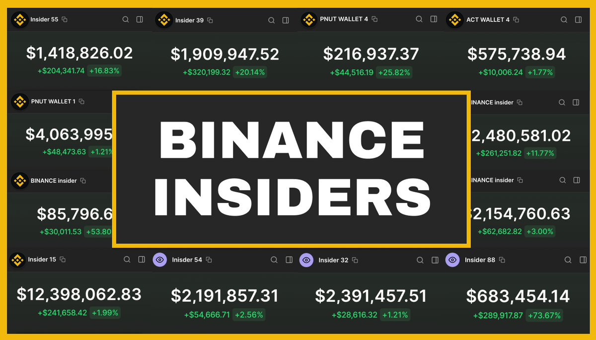 Monitor_fi's tweet photo. Binance listings are changing millions of lives.

After Binance's latest listings of $ACT and $PNUT millionaires were made.

The next meme listing on Binance is dropping in 72 hours.

Here are 7 Binance insiders and their next big bet 🧵👇 https://t.co/3Zj4kpVVqP