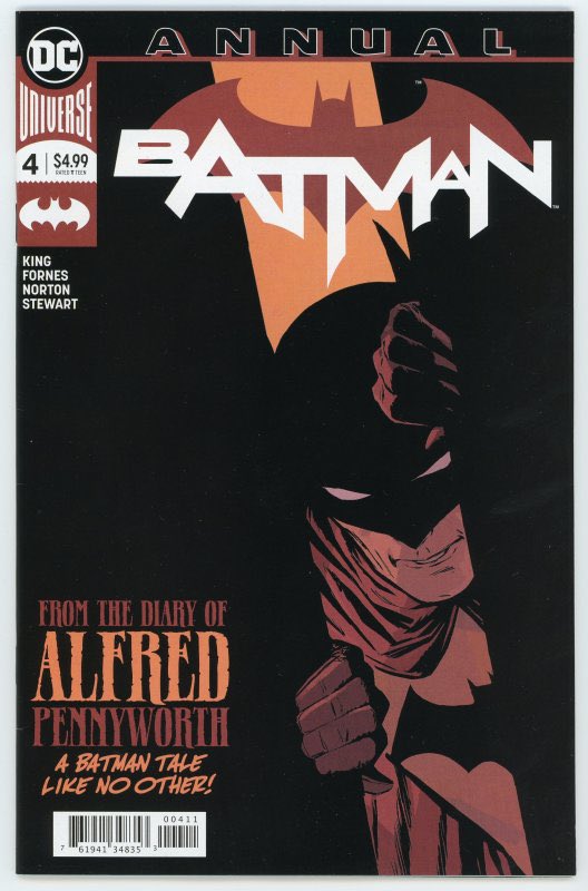 3. Batman Annual #4

While the internet was pretending Tom King and Batman shouldn’t be mentioned in the same breath, he wrote one of the most touching single issues I’ve ever read. For those wishing Mazzuccheli worked more on the Bat, Jorge Fornes is God’s gift to us all.