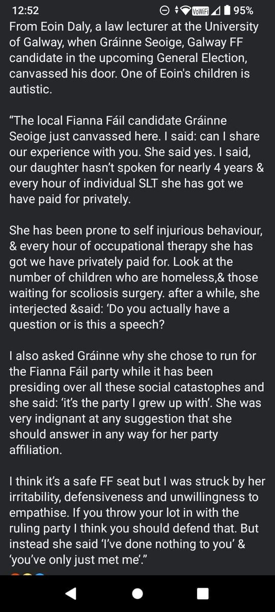 Vote wisely, Galway.