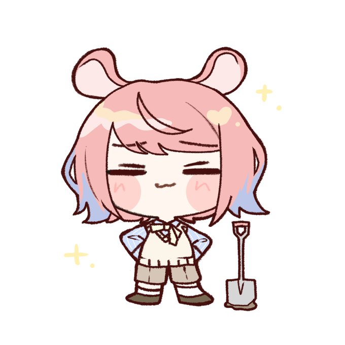 【近々何か出ます】
はくぁいちゃん、何か作っているみたいです……？

illust: abbie(@chewy_cat_ )