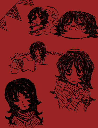 pmh808's tweet photo. these three got my focus and i got tired at curly's part of the drawing, so thats why its kinda empty

#Mouthwashing #mouthwashingfanart #mouthwashinganya #mouthwashingjimmy #mouthwashingcurly https://t.co/MHFV2uyo2k