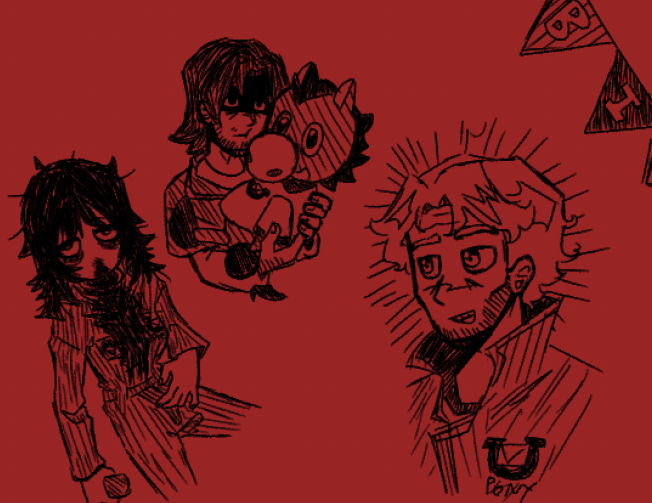 pmh808's tweet photo. these three got my focus and i got tired at curly's part of the drawing, so thats why its kinda empty

#Mouthwashing #mouthwashingfanart #mouthwashinganya #mouthwashingjimmy #mouthwashingcurly https://t.co/MHFV2uyo2k