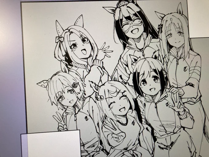 岩 倉 使 節 団
ほんへラストのコマ……はー線画終わった 