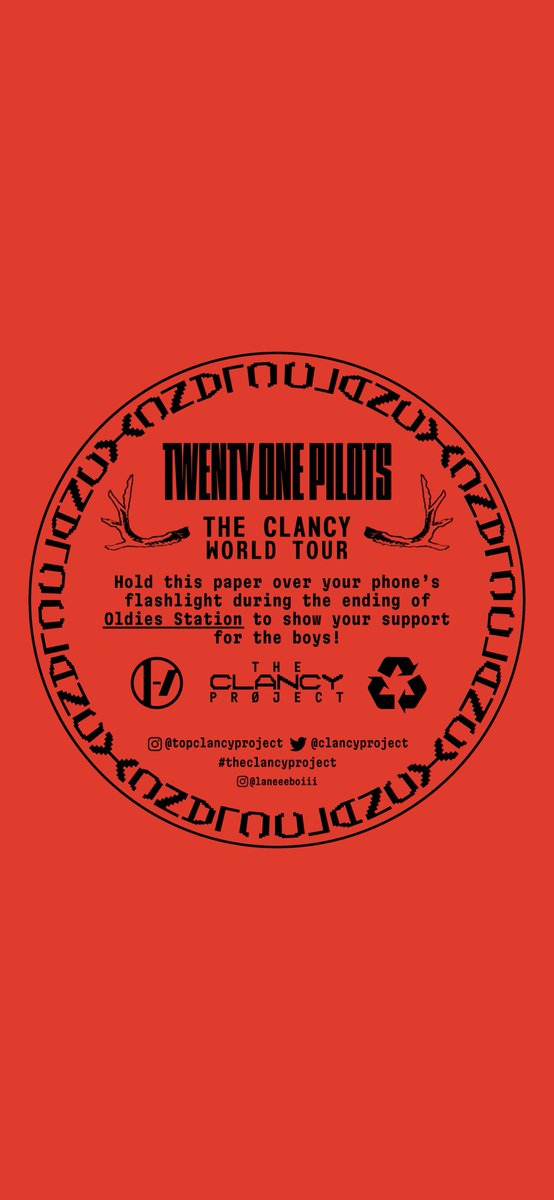 clancyproject's tweet photo. the clancy tour is back! #ClancyAuckland while we can’t be with you tonight, we hope you have a great show and keep the #clancyproject going strong |-/
here’s some virtual cutouts for you guys: https://t.co/fvPSUaZMps