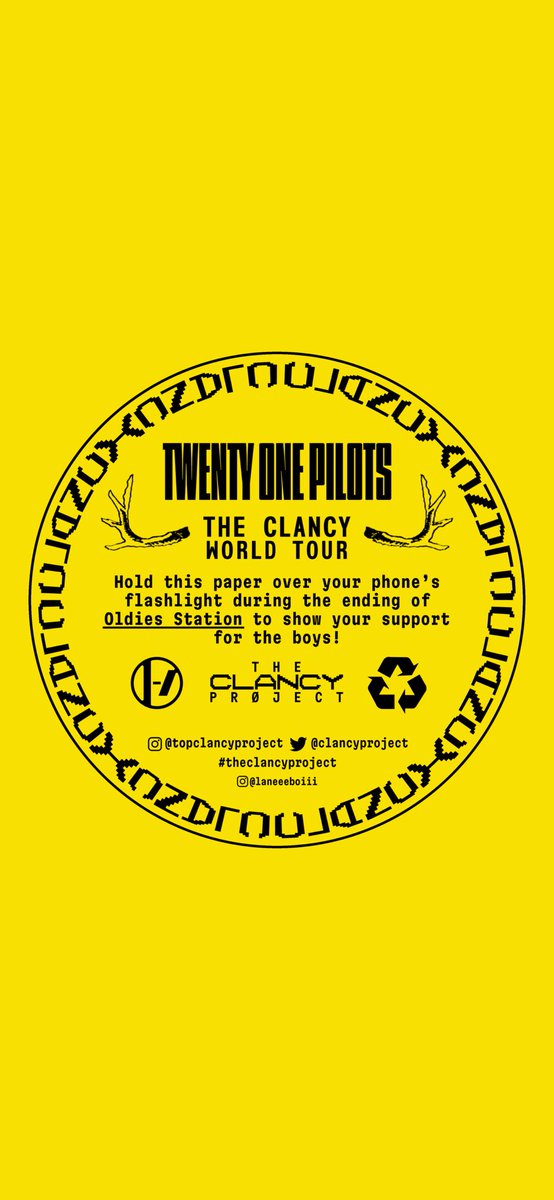 clancyproject's tweet photo. the clancy tour is back! #ClancyAuckland while we can’t be with you tonight, we hope you have a great show and keep the #clancyproject going strong |-/
here’s some virtual cutouts for you guys: https://t.co/fvPSUaZMps