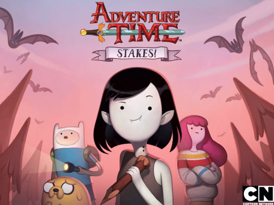 LukeRitzel's tweet photo. Happy 9th anniversary to “Adventure Time: Stakes!” #adventuretime #adventuretimestakes #marceline #marcelinethevampirequeen #marcelineabadeer #bubbline #princessbubblegum #bonnibelbubblegum #bonnibel #finnthehuman #jakethedog #thevampireking #simonpetrikov #cartoonnetwork https://t.co/vXjyzigr9l