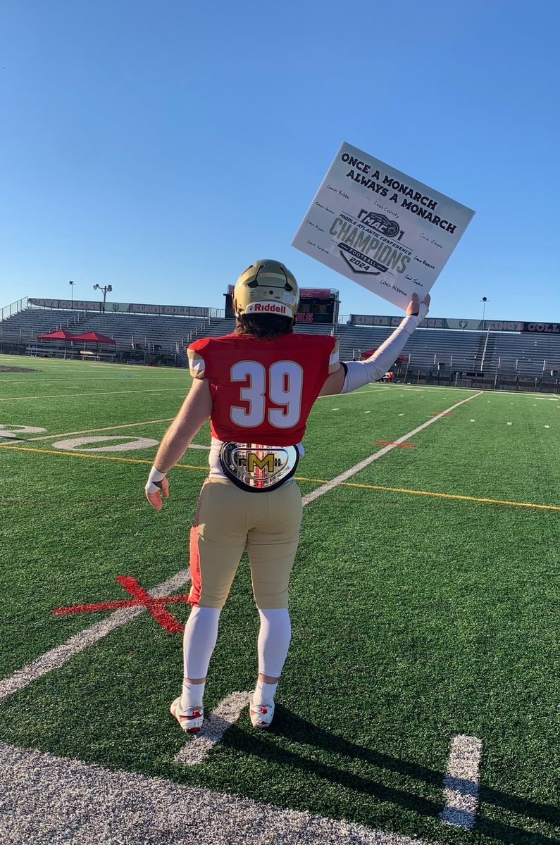 McDevittLancers's tweet photo. Joachim McElroy '21 celebrated his Senior Day this afternoon at King's College with several of his Lancer family. Joachim will be graduating from Kings in the spring with a degree in Accounting. Congratulations and best of luck @j_mcelroy25 ! #LFL #LastLancers @AOPathletics https://t.co/NkbXDMeKDg