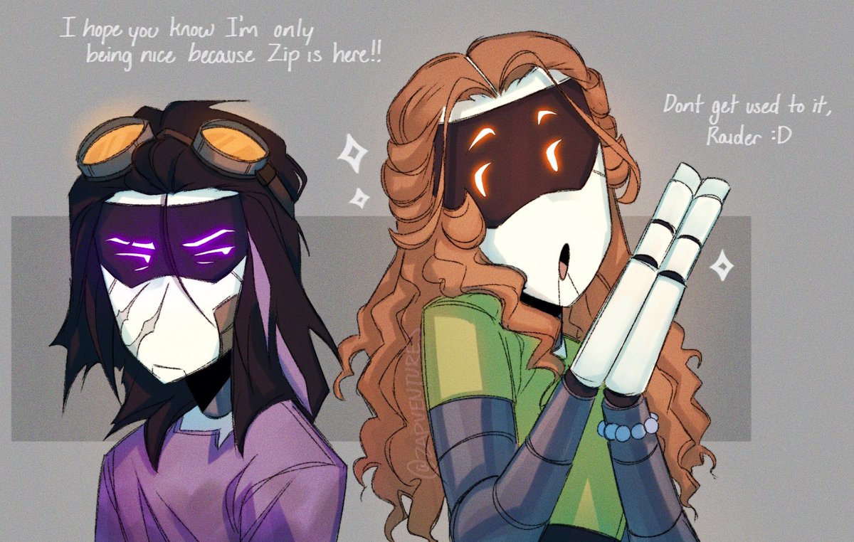 zapventures's tweet photo. Sine likes everyone but Ram💔
#ProjectRho #Murderdrones #Murderdronesoc https://t.co/ptPJVRpAgC