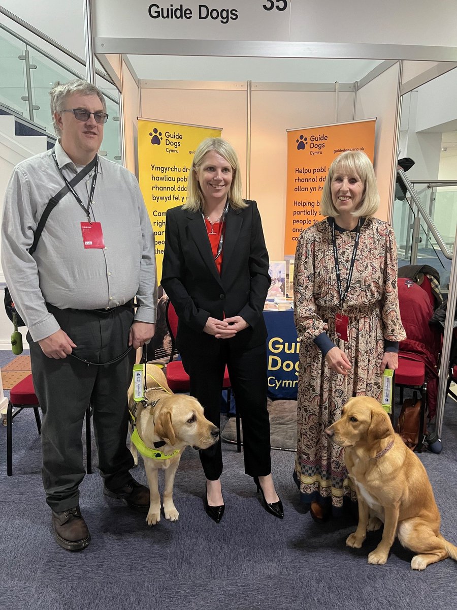Guide Dogs Cymru (@guidedogscymru) on Twitter photo It was good to catch up with Delyn MS <a href="/hannahblythyn/">Hannah Blythyn</a> at conference and discuss the dangers people with sight loss face when navigating shared pathways and continuous pavements. The MS has previously joined us for a guided walk in Cardiff Bay.
<a href="/WelshLabour/">Welsh Labour</a> It was good to catch up with Delyn MS <a href="/hannahblythyn/">Hannah Blythyn</a> at conference and discuss the dangers people with sight loss face when navigating shared pathways and continuous pavements. The MS has previously joined us for a guided walk in Cardiff Bay.
<a href="/WelshLabour/">Welsh Labour</a>