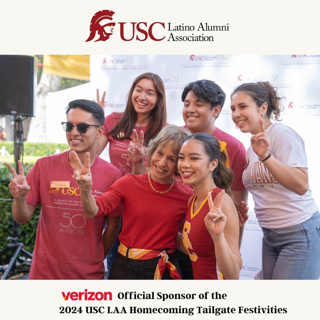 The USC LAA would like to thank our guests, scholar ambassadors and our sponsor, <a href="/Verizon/">Verizon</a> for a wonderful Homecoming Tailgate Festivities!

#BeatTheCornhuskers @USCLAAHomecoming #USCLAApartnerships #Verizon