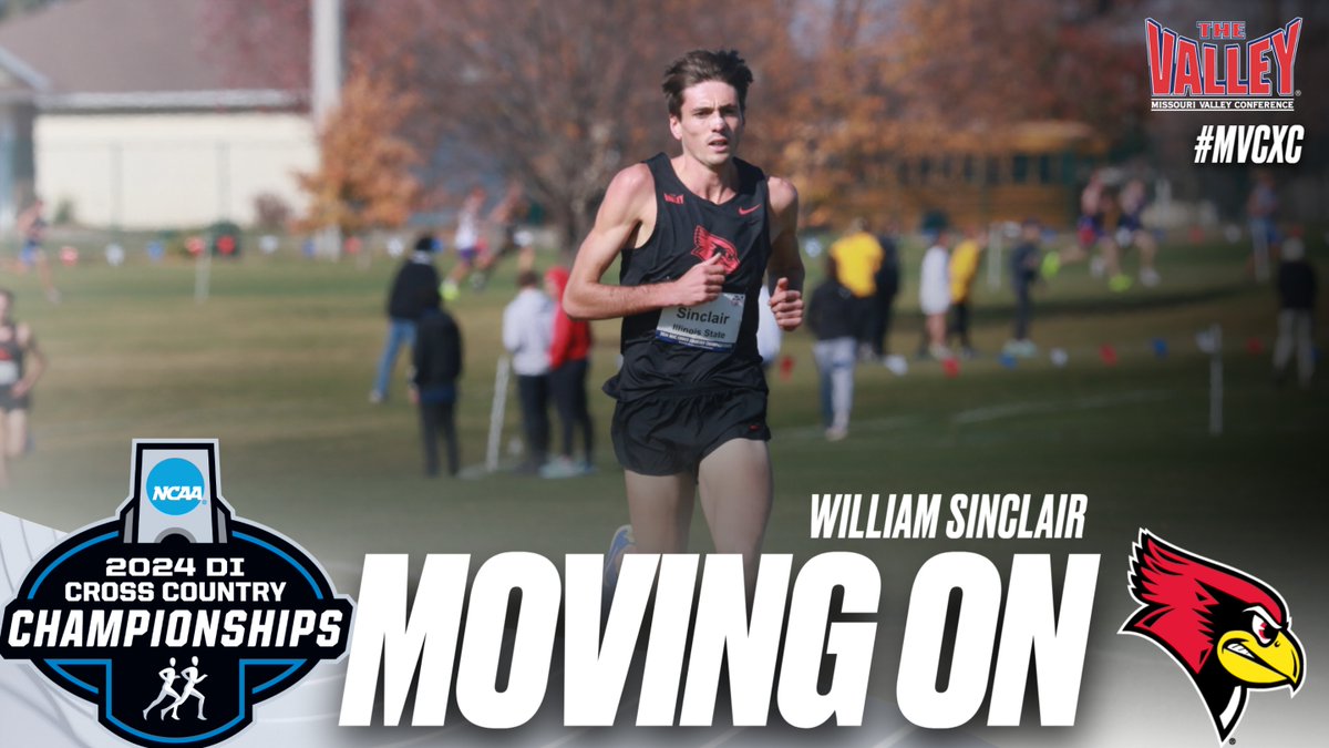 🎟️Ticket Punched🎟️

William Sinclair of <a href="/RedbirdTFXC/">Illinois State Track & Field/XC</a> will race in the men's 10K at the 2024 NCAA Division 1 National Championships after placing 9th in the Midwest Region with a time of 29:20.1‼️

#MVCXC