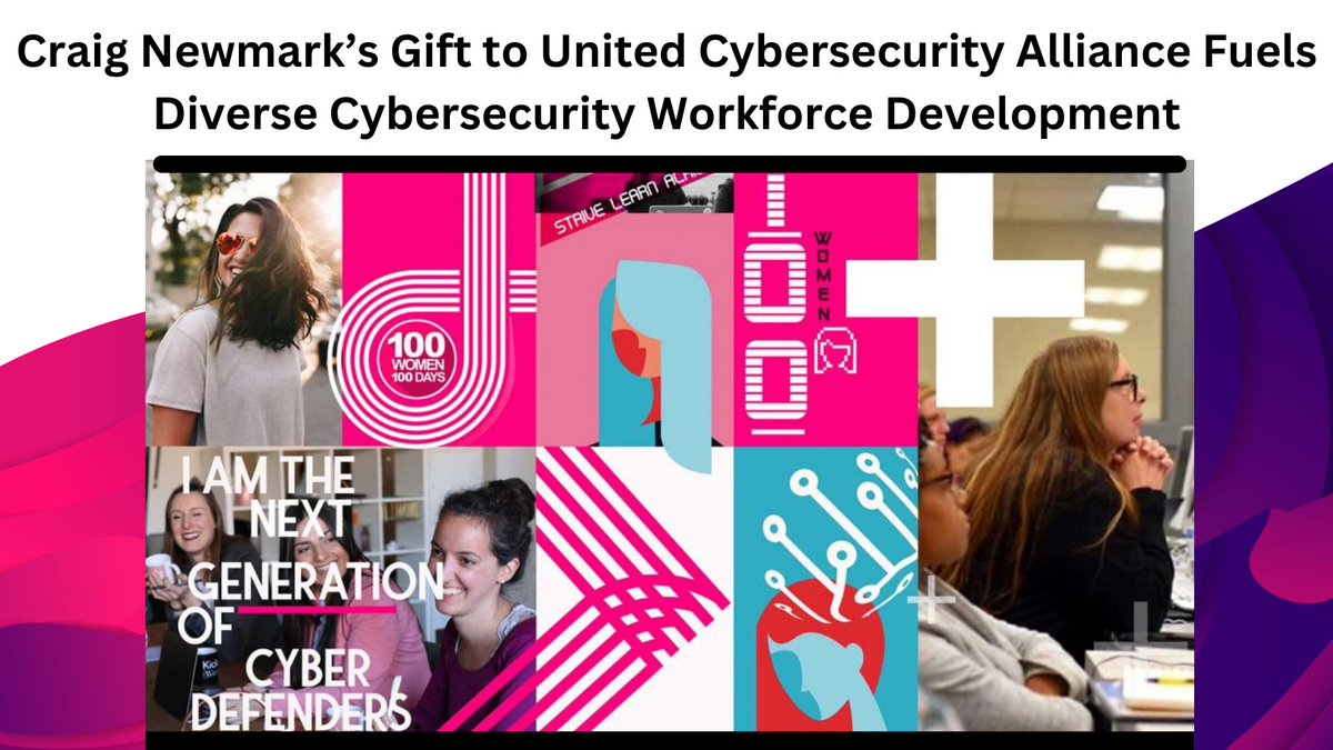 United Cybersecurity Alliance (@unitedcybersec1) on Twitter photo A heartfelt thank you to <a href="/CraigNewmark/">craig newmark</a> for his unwavering support of the <a href="/UnitedCybersec1/">United Cybersecurity Alliance</a> Alliance and our 100 Women in 100 Days Cybersecurity Career Accelerator!
Read full press here: buff.ly/40S6NC8 A heartfelt thank you to <a href="/CraigNewmark/">craig newmark</a> for his unwavering support of the <a href="/UnitedCybersec1/">United Cybersecurity Alliance</a> Alliance and our 100 Women in 100 Days Cybersecurity Career Accelerator!
Read full press here: buff.ly/40S6NC8