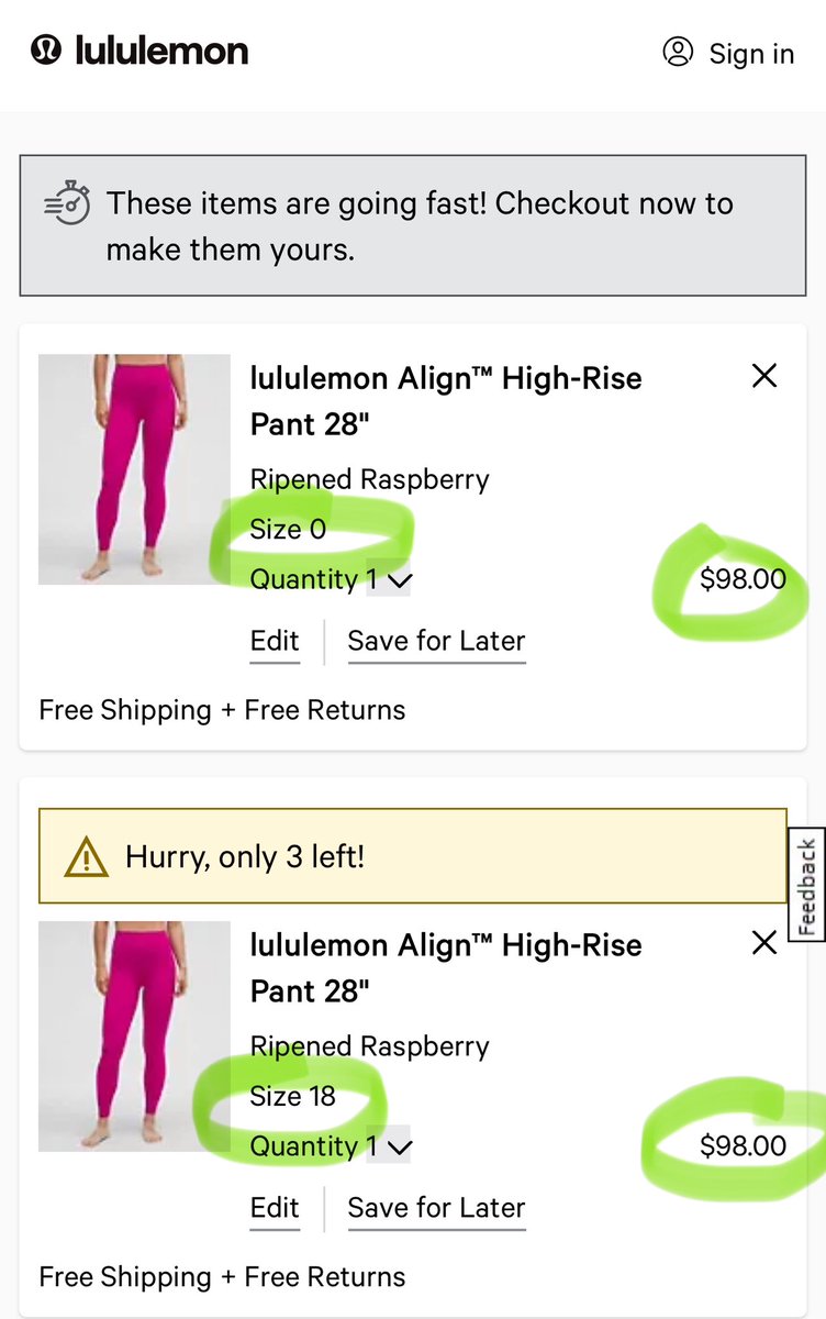 stepfanie's tweet image. i’m done shopping @lululemon until they stop making normal sized people subsidize clothes for fats—there’s NO REASON my size 0 leggings should be the same price as a size 18 and it’s absurd and wildly offensive to think we don’t notice