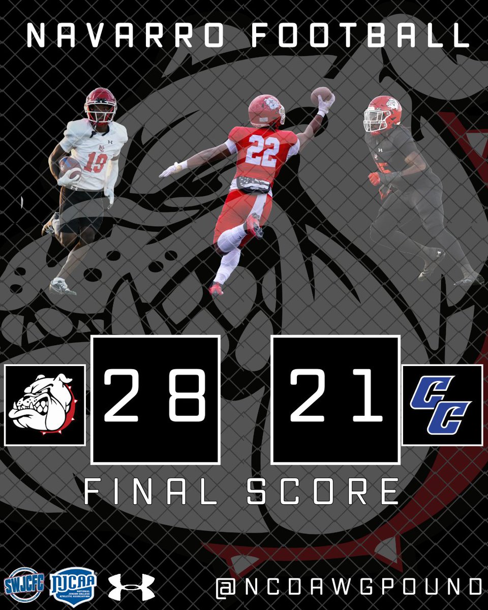 The DAWGS defeat the Cisco Wranglers 28-21 to advance to the SWJCFC Championship‼️ #together🐶🐾 #RepNC #GoDawgs