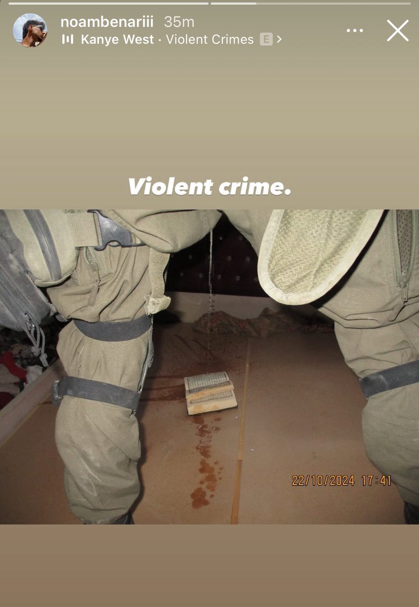 An Israeli soldier from the Givati Brigade 435 Rotem Battalion posted a photo of himself urinating on the Holy Quran in Jabalia. | Credit: <a href="/ytirawi/">Younis Tirawi | يونس</a>

I’m sure that if someone did this to the Torah, it would make headlines worldwide as an “antisemitic hate crime.”