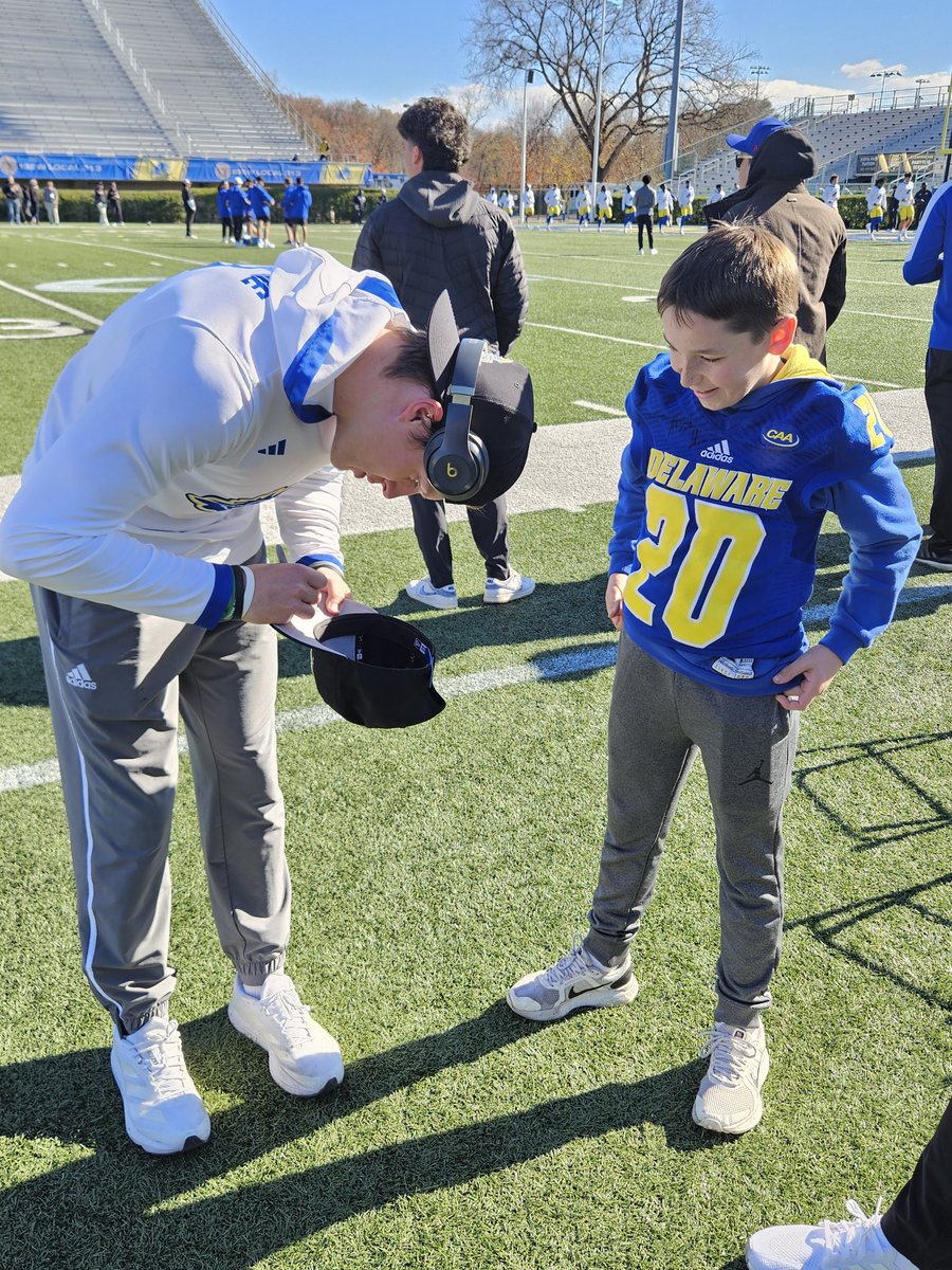 Ty (@tygraf22) on Twitter photo Thank you so much to <a href="/Zmarker00/">Zach Marker</a> for having a catch with me and signing my hat today at the Delaware football game! Thank you so much to <a href="/Zmarker00/">Zach Marker</a> for having a catch with me and signing my hat today at the Delaware football game!