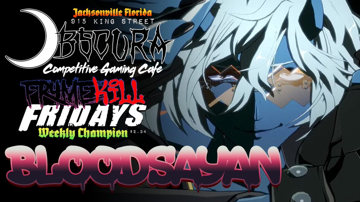 After winning last nights weekly, Our Local <a href="/unfesports/">Osprey Esports</a> <a href="/BloodsayanFGC/">UNF | Bloodsayan</a> is live in Grand Finals for Guilty Gear Strive at <a href="/JuicyGameNight/">Juicy Game Night</a> live right now! twitch.tv/JuicyGameNight