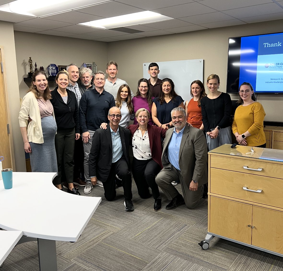 mtipt's tweet image. Thank you to the awesome team of Attorneys from @AdlerGiersch (From L to R: Melissa Carter, Richard Adler, Arthur Leritz &amp;amp; Elizabeth Ruff) for sharing their expertise on medical legal documentation with some of our team members this morning. We really enjoyed learning from you!