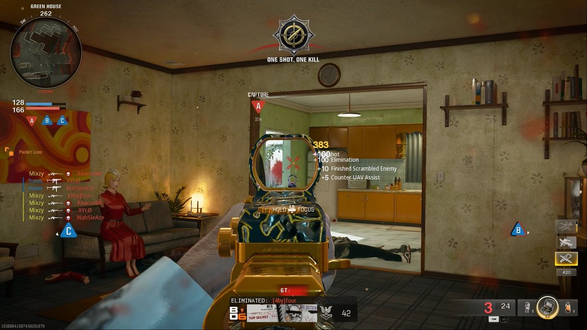 OhMixzy's tweet photo. Triple collat headshot to get my last gun Dark Matter!!! Wild! #BlackOps6 https://t.co/kS4d5NiDxC