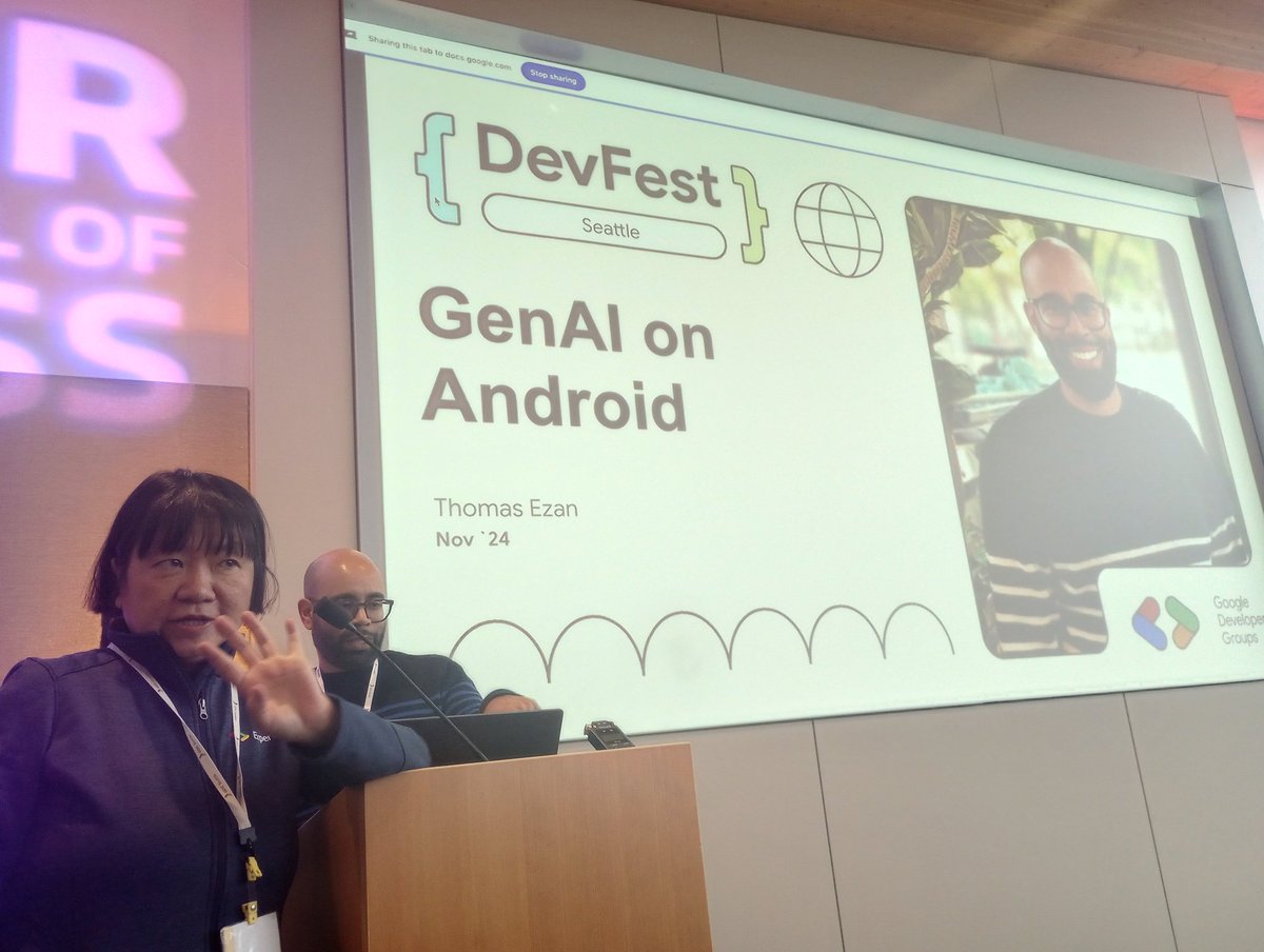 Thomas Ezan engineering talk on  Android and AI #devfest2024