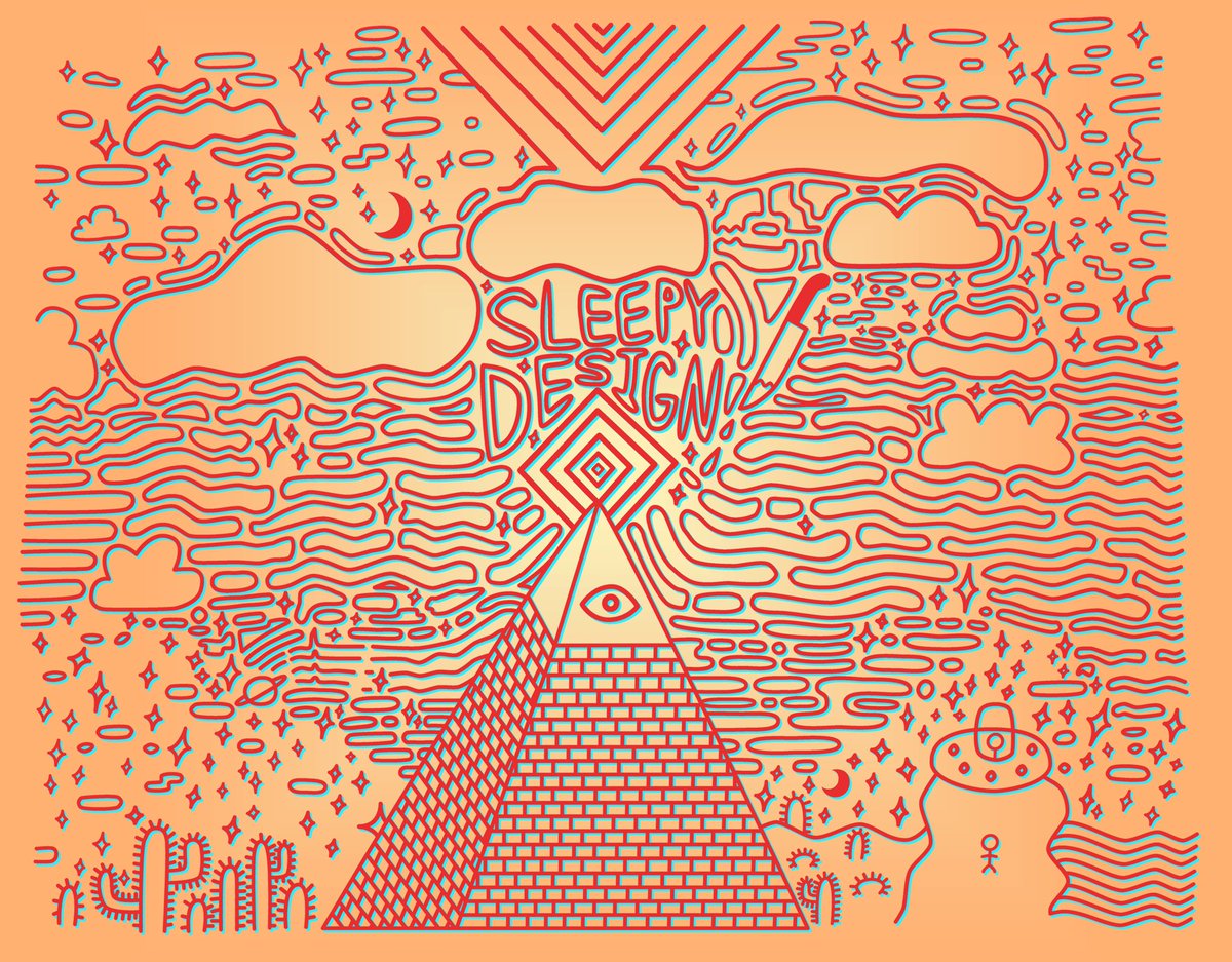 SleepyDesign's tweet image. Just something off the top of my dome
☁️🌵✨🔪🩸🌙
#ArtistSpotlight #trippy #desert