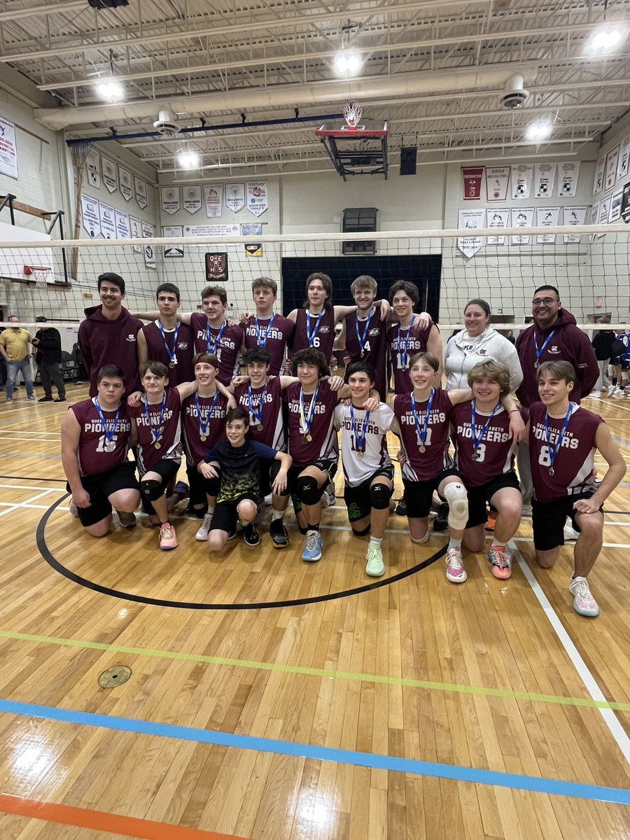 🏐QE Boys Volleyball get the🥈at 4A <a href="/schoolsportsnl/">School Sports NL</a> Qualifiers at home!

🏅Sportsmanship Medal: Jeremy Kao

Huge thank you to our coaches, teacher sponsors, &amp; volunteers!

👏🏻👏🏻👏🏻