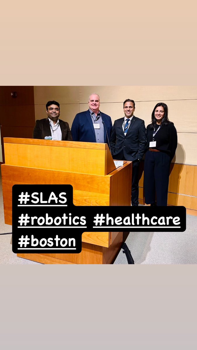 #SLAS #Ai symposium #helathcare #robotics <a href="/Ottonomy_IO/">Ottonomy Inc</a> <a href="/moderna_tx/">Moderna</a> <a href="/gocartken/">Cartken</a> <a href="/OmronAutomation/">Omron Automation</a>