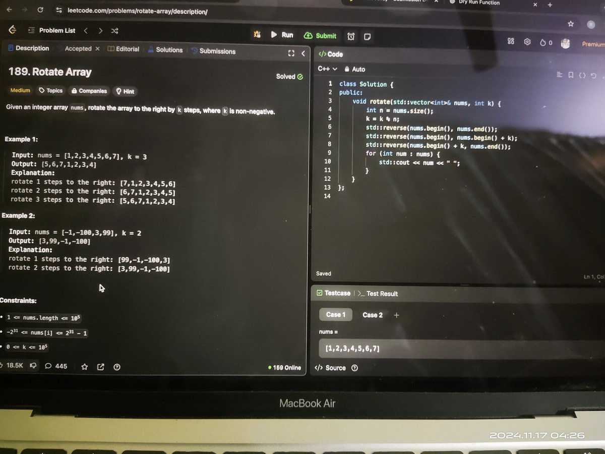 RishabhPal34339's tweet image. Day 18 of my #100daycode challenge
👉 Solving frequently asked dsa question using dsa sheet
👉 Study tree for college exam
#leetcode
#DSA
#WebDevelopment
#javascript