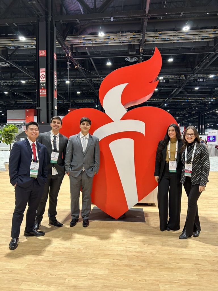 Julia Marques Fernandes (@marques_julia_) on Twitter photo Day one of #AHA24 was a huge success🌟🌟Had the privilege to see the members of my group from 🇧🇷 presenting their research today 🫀🫀Excited for my presentation tomorrow!
<a href="/AnaCCoan/">Ana Carolina Covre Coan</a> <a href="/christiankfuku/">Christian Ken Fukunaga</a> <a href="/Alonzo_Prata/">Alonzo Armani Prata</a> <a href="/pedroscardini/">Pedro Gabriel Scardini</a> Day one of #AHA24 was a huge success🌟🌟Had the privilege to see the members of my group from 🇧🇷 presenting their research today 🫀🫀Excited for my presentation tomorrow!
<a href="/AnaCCoan/">Ana Carolina Covre Coan</a> <a href="/christiankfuku/">Christian Ken Fukunaga</a> <a href="/Alonzo_Prata/">Alonzo Armani Prata</a> <a href="/pedroscardini/">Pedro Gabriel Scardini</a>