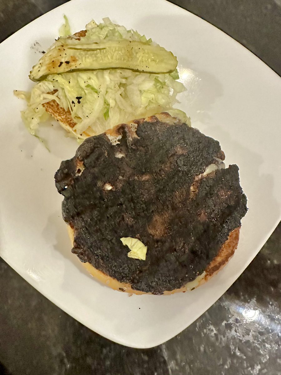 DeanWHC's tweet photo. @MillersAleHouse Seriously?!? Burger is absolute charcoal. Waste of money. Worst part, did take away and I’m not driving back to replace it. Done with @MillersAleHouse https://t.co/9Dz45iNGPQ
