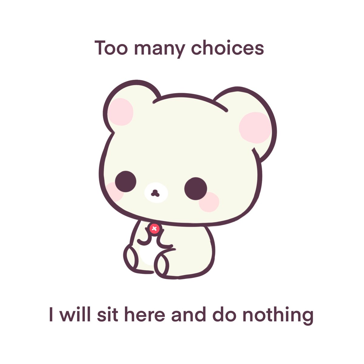gwostichan's tweet image. cant make a decision for my life