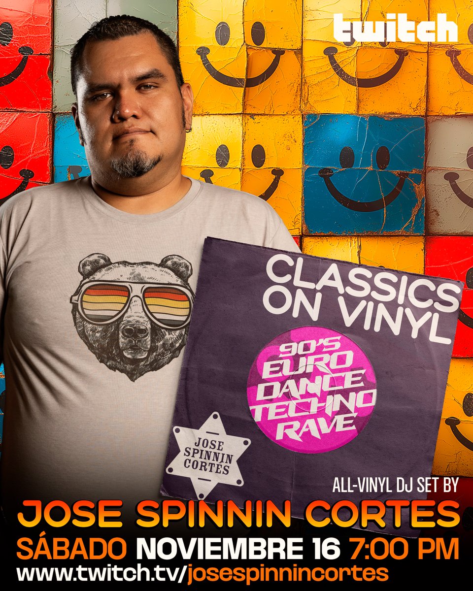 djjosespinnin's tweet image. 🚀🔊 ¡EN VIVO ahora mismo! Vinilos clásicos del Euro-Dance y Techno. 💿✨ Ven y vibra conmigo: twitch.tv/josespinnincor… #twitchstreamer #djset #vinyldjs #dj #rave