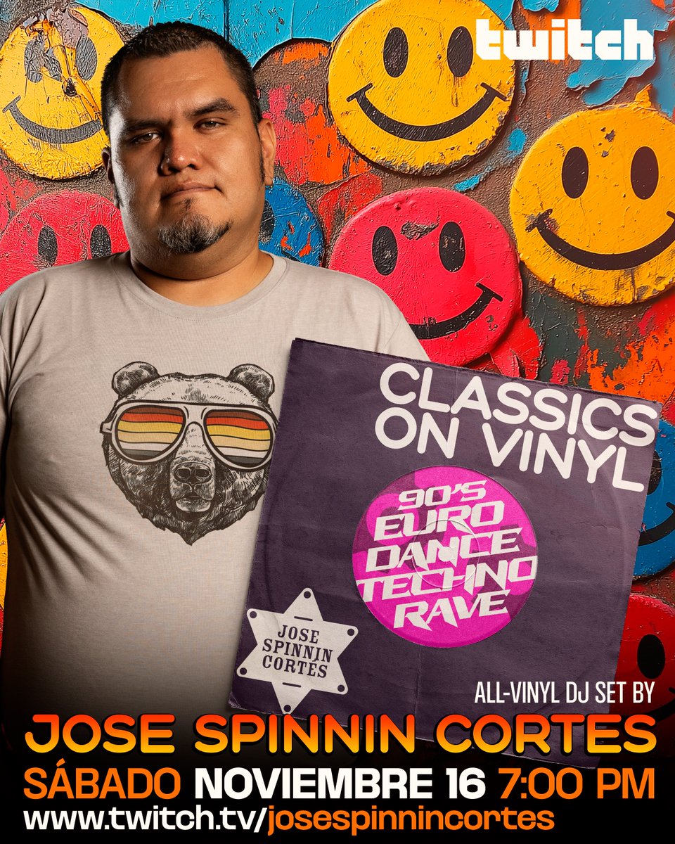 djjosespinnin's tweet image. 💃🎧 ¡Vinilos épicos de los 90&apos;s en mi stream ahora mismo! 🎶 Entra aquí: twitch.tv/josespinnincor… #djset #vinyldjs #dj #rave