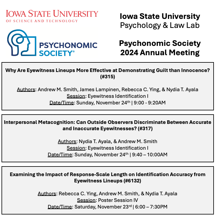 beccaying's tweet photo. Incredibly excited for the @Psychonomic_Soc Annual Meeting later this week! 

Would love to chat with anyone who stops by my poster on Saturday evening (#6132)! 😀 https://t.co/QxJR3q9CLX