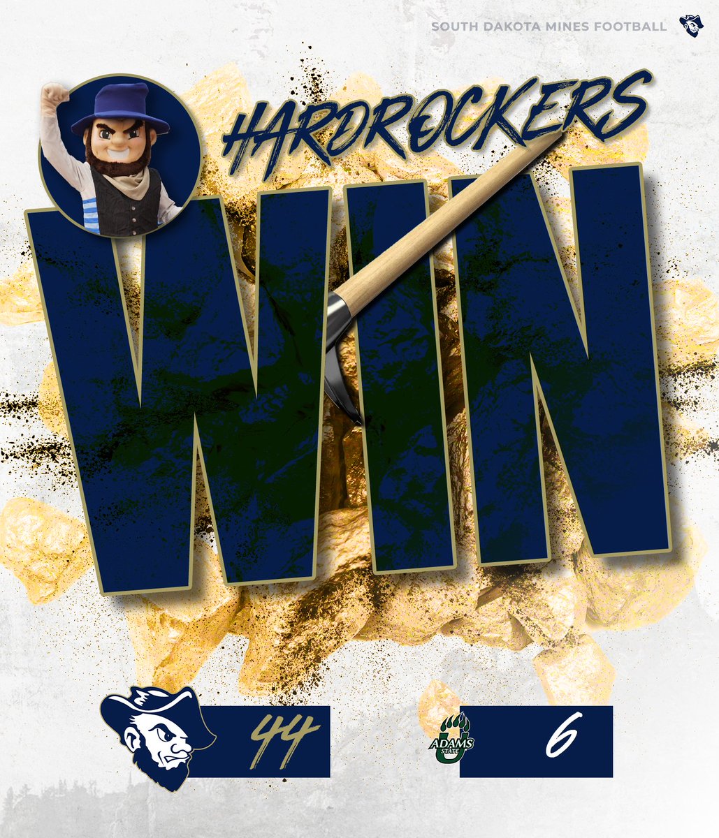 Also a milestone for <a href="/HardrockerFB/">South Dakota Mines Football</a> as they clinched their third-winning season in four years, a first in over 40 years!

#StakeOurClaim